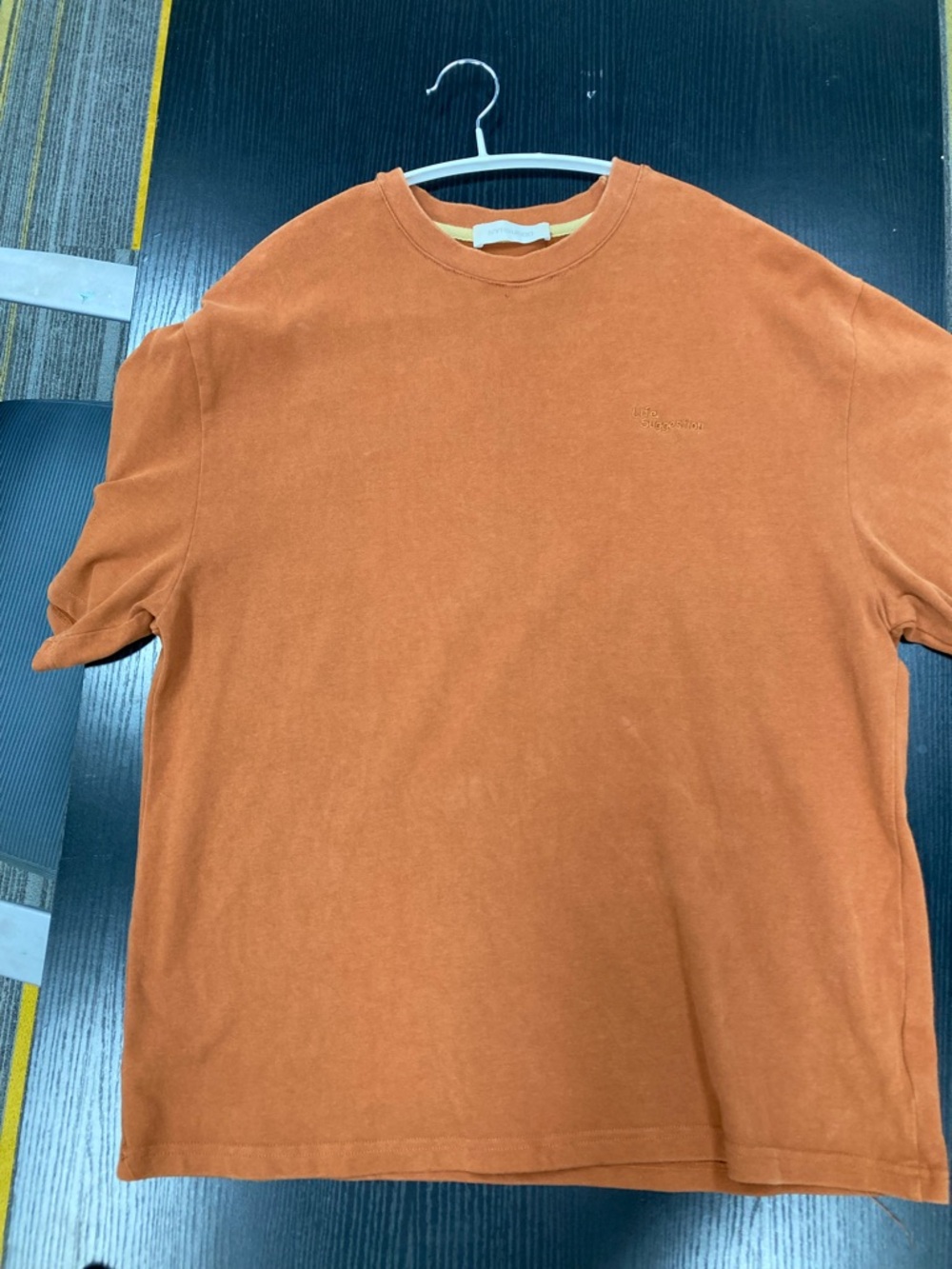 Supreme Orange Short-Sleeve Crewneck Tee